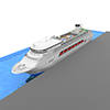 豪華客船｜海外 - 観光旅行｜無料イラスト素材